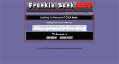 Desktop Screenshot of frankiebank.com