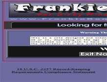 Tablet Screenshot of frankiebank.com